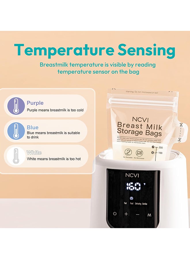 NCVI Breastmilk Storage Bags Easy Pour Spout 25 Count-NC-AM9173-US - Image 2