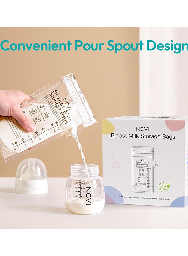 NCVI Breastmilk Storage Bags Easy Pour Spout 25 Count-NC-AM9173-US - Image 5