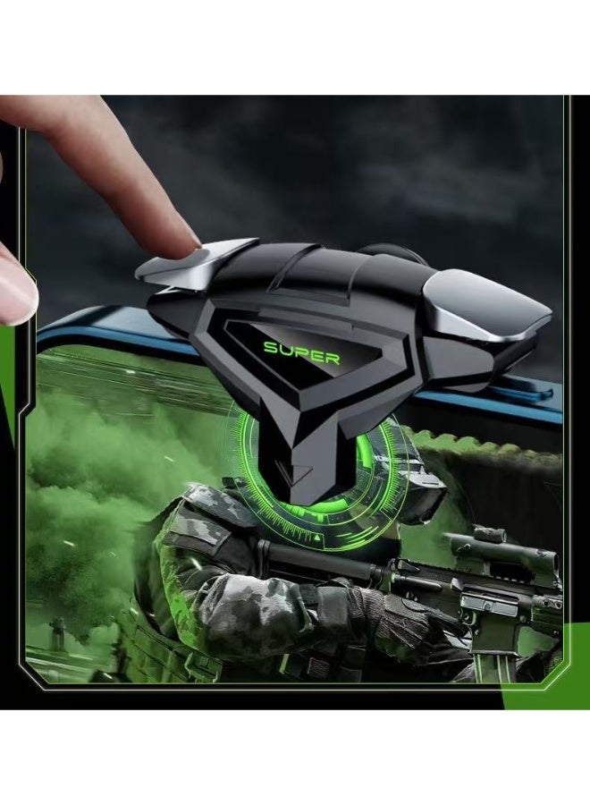 Mobile Game Controller Physical Button Alloy E-sports Gaming Triggers - Image 1