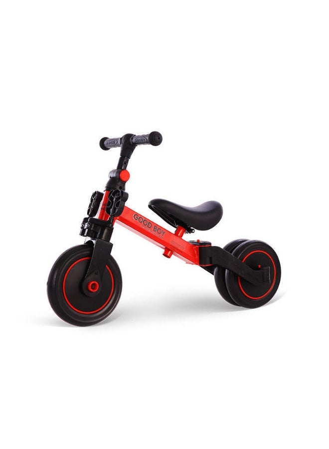SHOPI 3-in-1 Kids’ Tricycle Balance Bike – Foldable Push Ride-On Car Style Bike, Plastic Walking Toddler Trike for Boys & Girls, Indoor & Outdoor Training Toy - Image 2