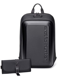 ARCTIC HUNTER Anti Theft Business Travel Laptop Backpack, Waterproof School Bag with TSA Locker, Black  - Image 1