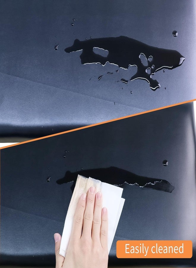 Umedol 3D Anti-Collision Wall Padding for Kids, Black Peel and Stick Headboard Pack of 4 Panels Sized 7.8" x 15.7", Self-Adhesive Headboard Panels for Bedroom/Living Room Upholstered Wall - Image 4