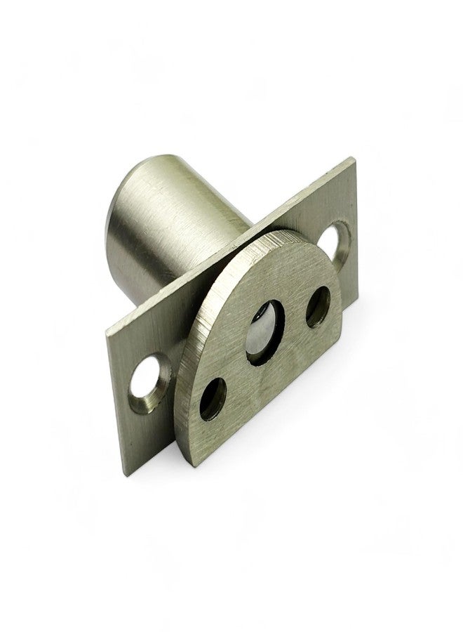 Moksh Plus Brass Magnet 11mm-T/Brass Goli Catcher 11mm Ball S.S. Finish/Cabinet Latch Strong Door Catches for Door Latch Invisible Cupboard Closure (Pack of 1 Pcs.) - Image 4