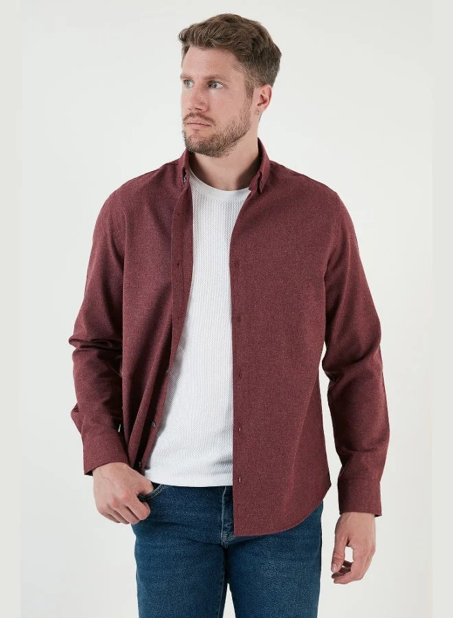 Buratti Cotton Regular Fit Button-down Collar Winter Shirt Men's SHIRT CF24W127079