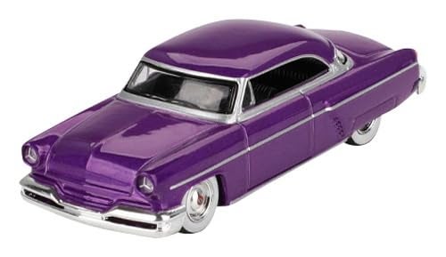 Mini GT Models True Scale Miniatures Model Car Compatible with Lincoln Capri Hot Rod 1954 Purple Metallic 1/64 Diecast Model Car Mini GT MGT00757 - Image 4