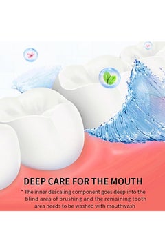 SADOER Travel Mouthwash, 20 Pack Individual Mini Mouthwash Alcohol Free, Teeth Whitening Fresh Breath, Antibacterial Mouthwash For Bad Breath, Multipack Mouth Wash Airline Friendly Portable, Fresh Mint  - Image 3