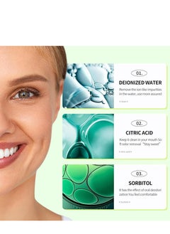 SADOER Travel Mouthwash, 20 Pack Individual Mini Mouthwash Alcohol Free, Teeth Whitening Fresh Breath, Antibacterial Mouthwash For Bad Breath, Multipack Mouth Wash Airline Friendly Portable, Fresh Mint  - Image 5