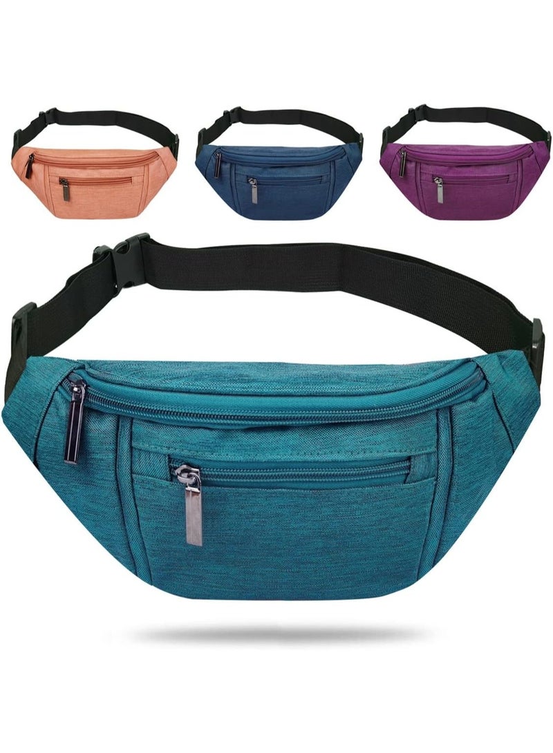 ‌Unisex Fashion Fanny Pack – Green One Size Crossbody Waist Bag for Travel & Outdoor Activities - Image 5