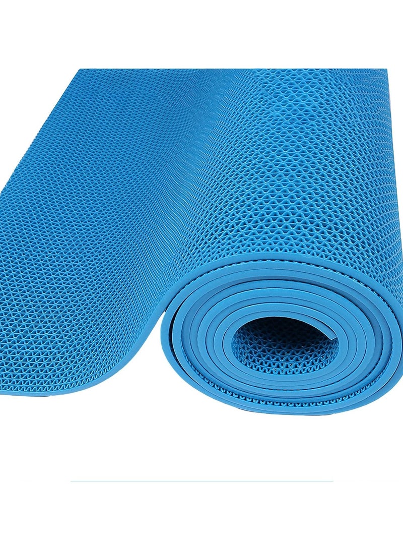 ارواق حصيرة تصريف شبكية PVC غير قابلة للانزلاق للحمام، بسمك 5 مم، قابلة للتقطيع، للمرآب، المطبخ، المسبح، وغرفة الاستحمام - Image 1