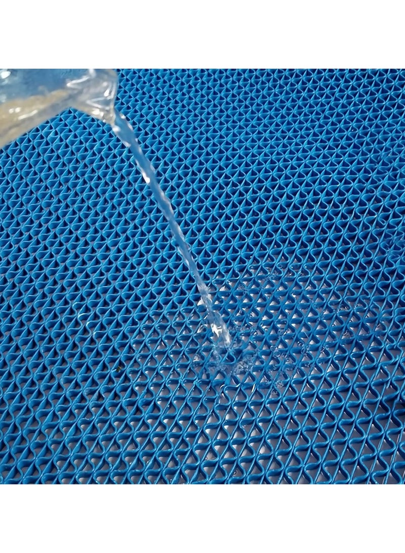 ارواق حصيرة تصريف شبكية PVC غير قابلة للانزلاق للحمام، بسمك 5 مم، قابلة للتقطيع، للمرآب، المطبخ، المسبح، وغرفة الاستحمام - Image 3