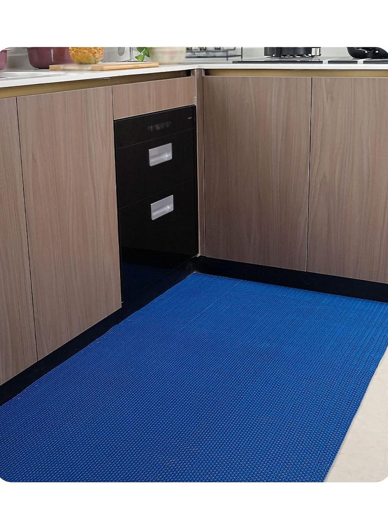 ارواق حصيرة تصريف شبكية PVC غير قابلة للانزلاق للحمام، بسمك 5 مم، قابلة للتقطيع، للمرآب، المطبخ، المسبح، وغرفة الاستحمام - Image 5