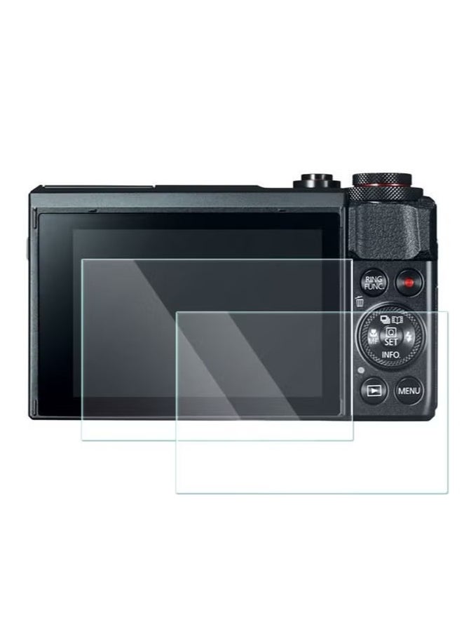 Generic 2 PACK Screen Protector for Canon EOS G7X II G7X mark II G7X2 Tempered Glass Cover 0.3mm 9H Hardness Anti-Scrach Anti-Bubble  - Image 1