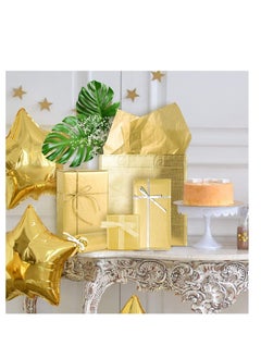 MARKQ Gold Gift Wrapping Tissue Paper Sheets for DIY Crafts, Gift Bags, Holidays, Birthdays, 50 x 75 cm (20 Sheets)  - Image 5