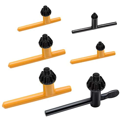 Mdvora Drill Chuck Key Wrench, 6 Sizes Drill Press Clamping Wrench Chuck Press Wrench Key - Image 1