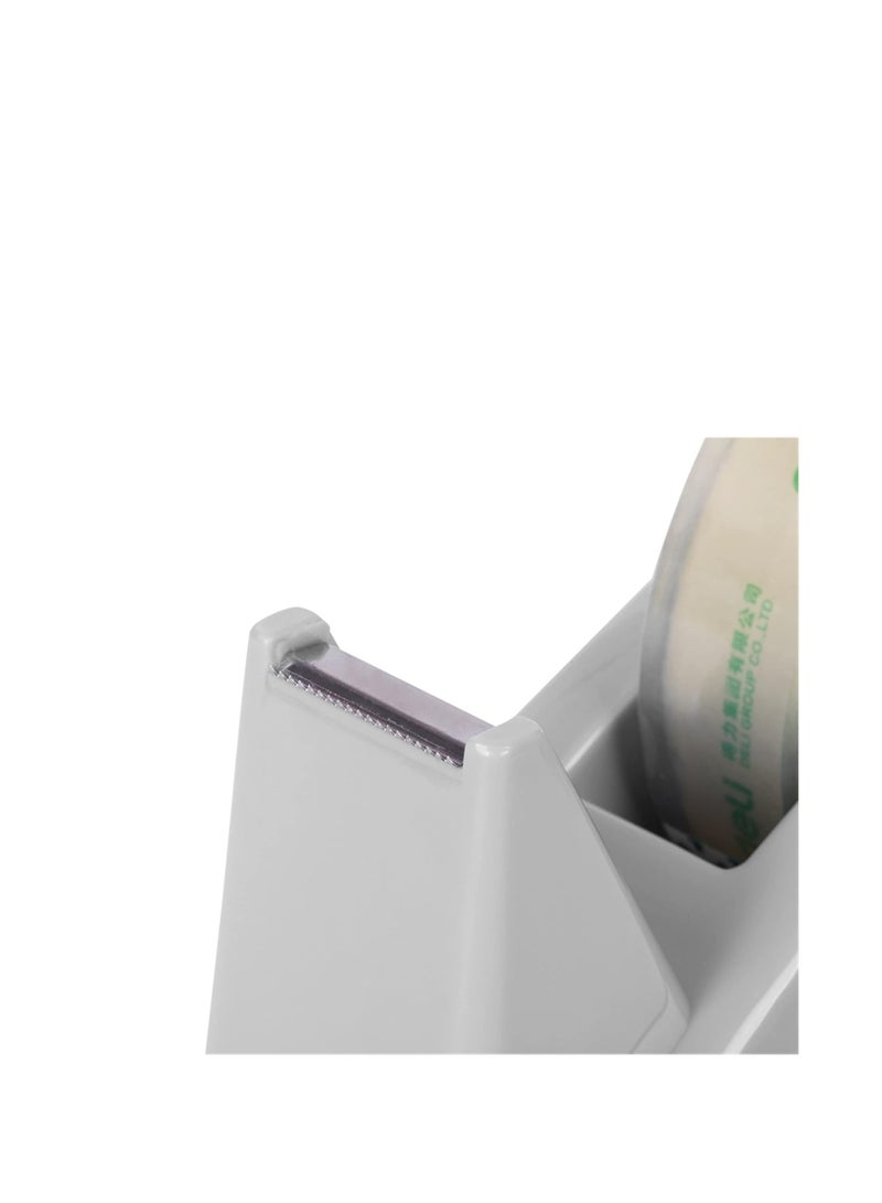 Deli Tape Dispensers, Deli 812 Stationery tape holder tape dispenser for max. 24mm tape blue and gray color optional - Image 4