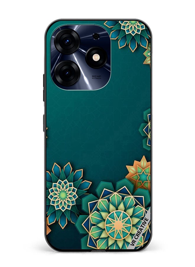 VR CREATIVE Protective Case Cover For Tecno Spark 10 Pro Mandala Design Multicolour - Image 1