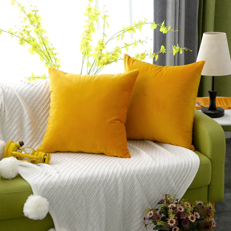 Velvet Solid Color Creative Nap Pillow Super Soft Sofa Cushion Stuffed Pillow Jacket - Image 1