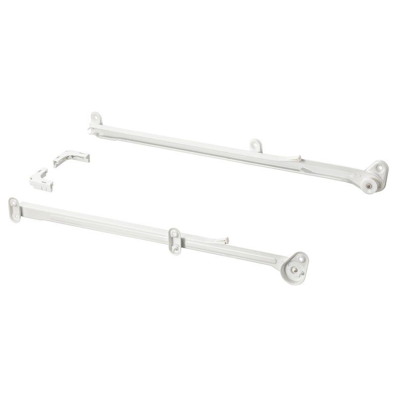 Pull-Out Rails for Baskets, White, 62 cm (2-pack)