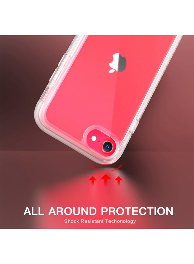 IDweel for iPhone SE 2020 Case,for iPhone 8 & 7 & SE 2022 Case(SE 3nd Gen),Full-Body Sturdy Shockproof Slim Fit Clear Cover with Screen Protector Heavy Duty Shock Resistant Hybrid Cover,Clear - Image 5