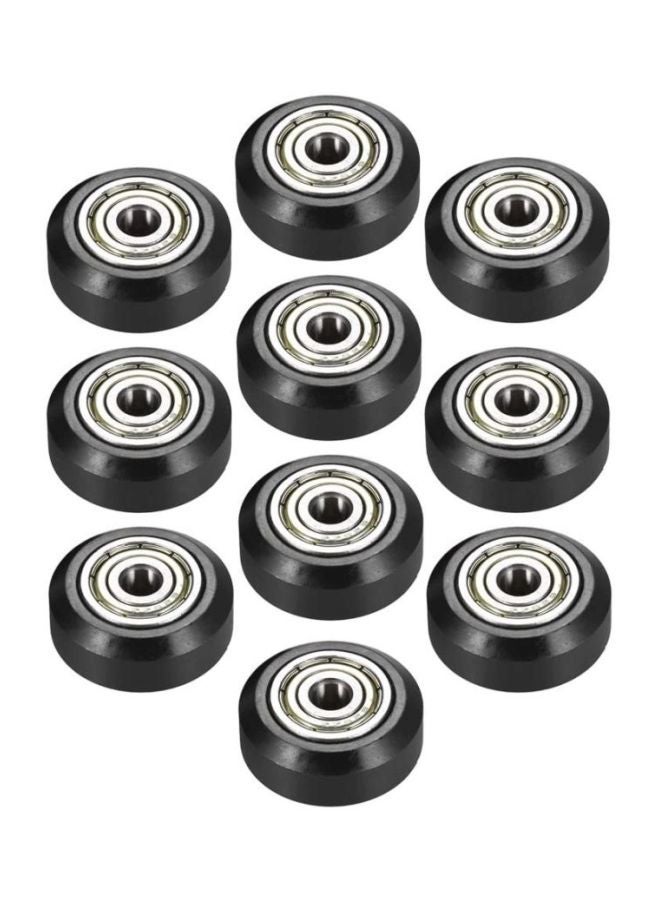 إسكدنيا 10-Piece POM Wheel Black/Silver/Gold - Image 3