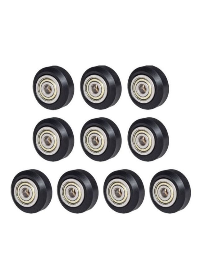 إسكدنيا 10-Piece POM Wheel Black/Silver/Gold - Image 2