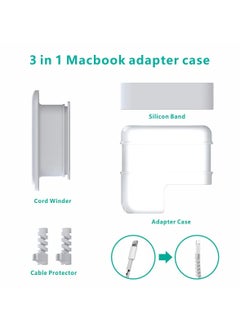 Y&D Charger Cable Organizer, Case for MacBook 30w 29w Adapter, Travel Cord Accessories ( Air 13", Retina 12")  - Image 3