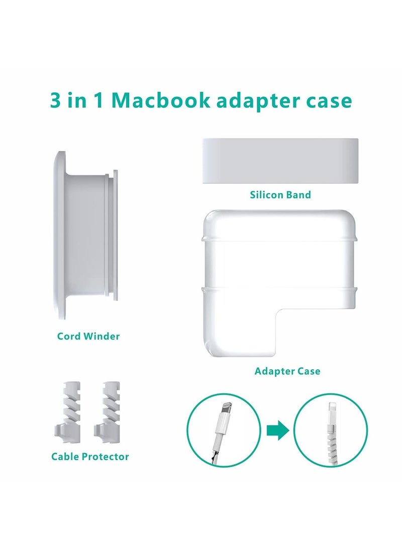 Y&D Charger Cable Organizer, Case for MacBook 30w 29w Adapter, Travel Cord Accessories ( Air 13", Retina 12")  - Image 3