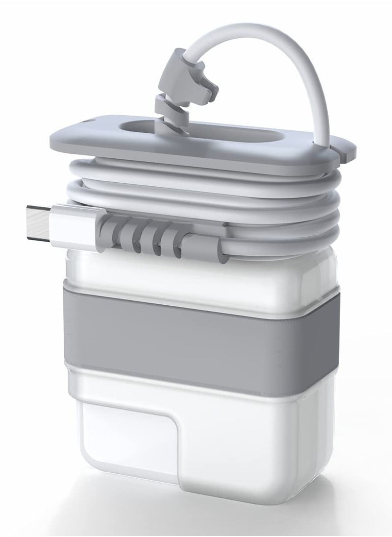 Y&D Charger Cable Organizer, Case for MacBook 30w 29w Adapter, Travel Cord Accessories ( Air 13", Retina 12")  - Image 1