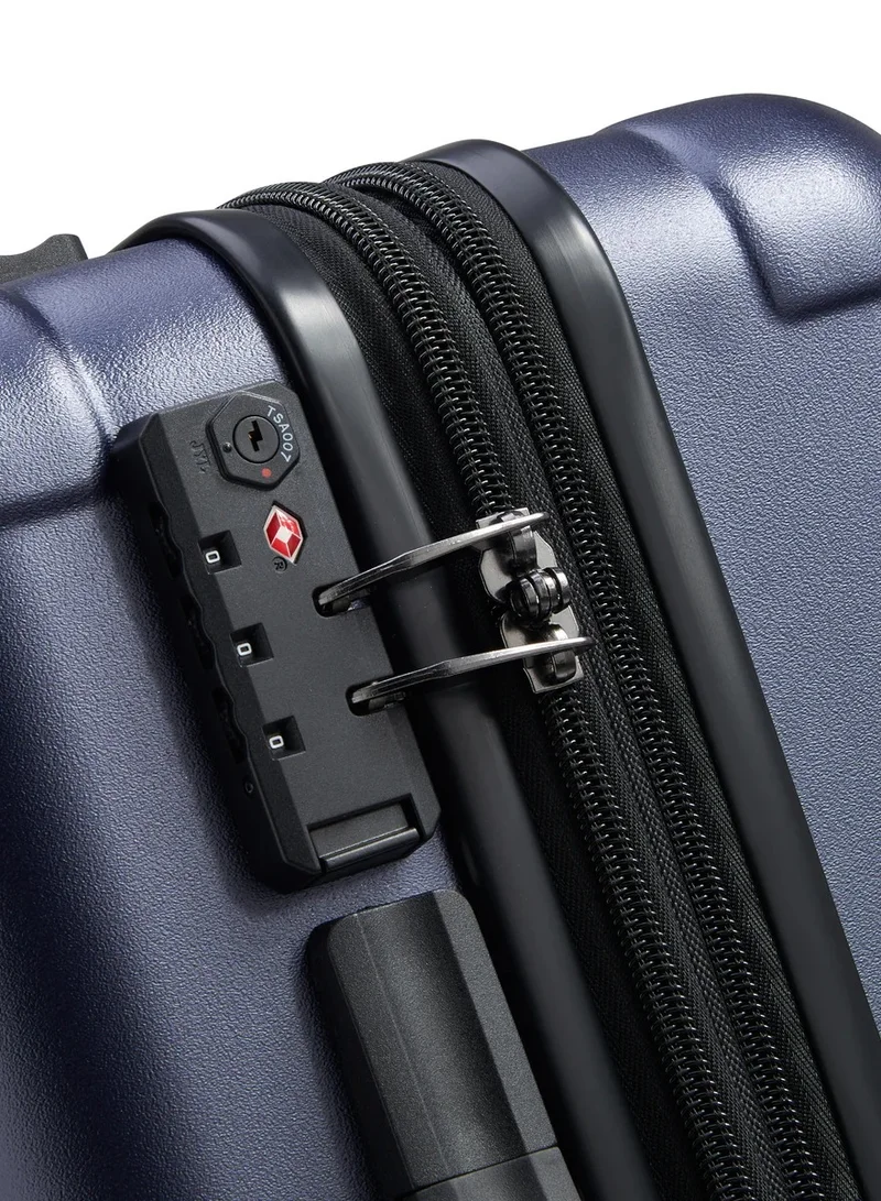 Jeep  Jh004C 55 cm Hardcase 4 Double-wheeled Expandable Cabin Luggage Trolley - Peacoat Navy  | Best Price UAE