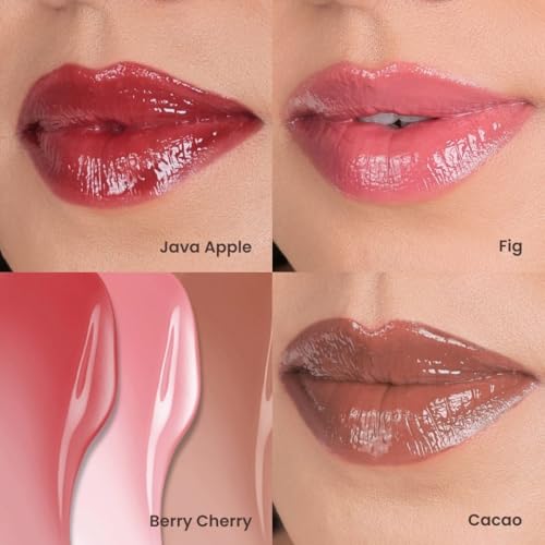 LAMIOR Peptide Glaze Lip Balm Combo Pack of 3 - Berry Cherry | 3-in-1 Formula for Glossy Shine, Healing, and Nourishment | Pillowy-Soft Lips | Nourishes Dry Skin | Real Reviews, Juicy Results! - Image 3