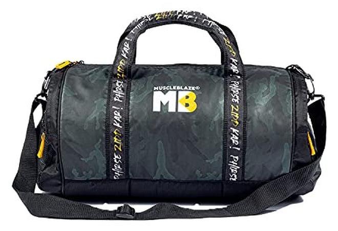 MUSCLEBLAZE Gym Bag (Phirse Zidd Kar) Duffle Bag (Camo, 30L) | for Men and Women | Sports Bag - Image 1