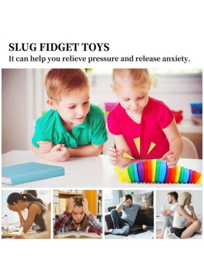 DAT Snail Fidget Toy - Stress Relief Toy with 360Â° Rotating Discs, Colorful Design, 7.5 Inches - Safe, Portable, Odorless - For Kids & Adults - Image 3