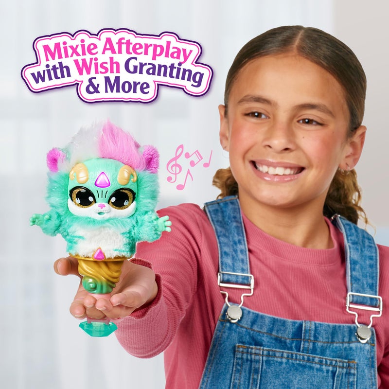 Magic Mixies Magic Genie Lamp with Interactive 8"" Plush Toy and 60+ Sounds and Reactions. Reveal a Genie Mixie from The Real Misting Lamp. Gifts for Kids  Ages 5+ - Amazon Exclusive - Image 2