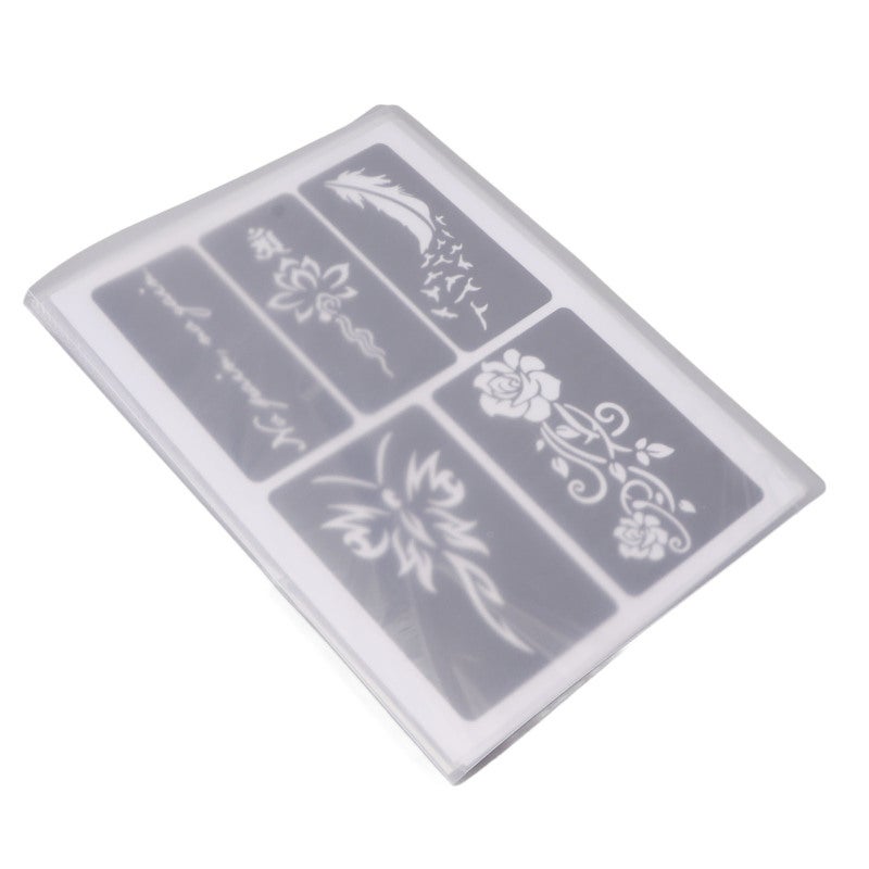 Tattoo Stencils 19 Pages 400+ Patterns Waterproof Reusable PVC Material - Easy To Use Tattoo Templates for Beginners Body Art - Image 4