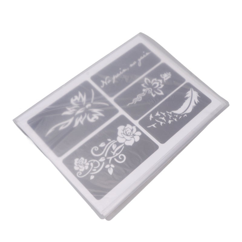 Tattoo Stencils 19 Pages 400+ Patterns Waterproof Reusable PVC Material - Easy To Use Tattoo Templates for Beginners Body Art - Image 5