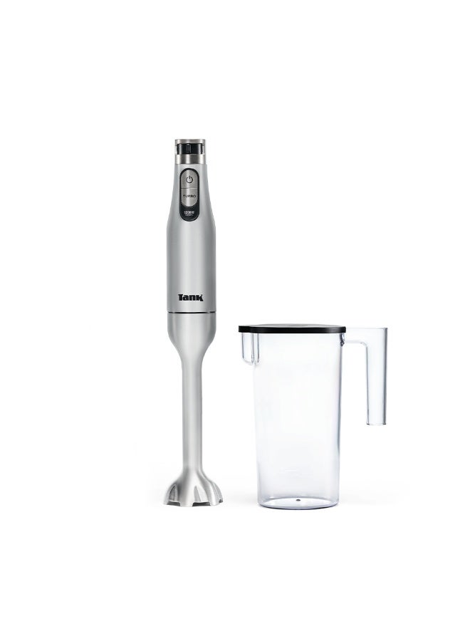 Tank Hand Blender All in One with 6 Speed Control + Turbo, 1200 Watts, Black, CM-6004 - Image 1