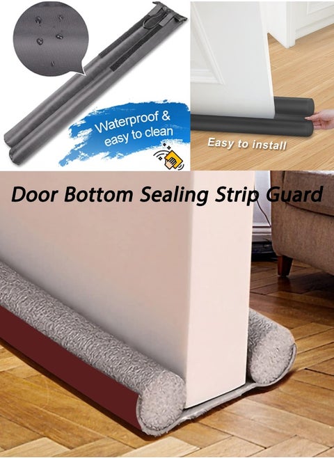 Door Draft Stopper Under Door Noise Blocker Door Sweep Weather Stripping Door Seal Guard Soundproofing Door Stopper for Bottom of Door Large Door Noise Blocker Sound Proof Window Breeze Blocker