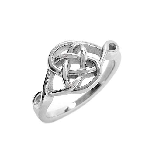 Loralyn Designs Celtic Love Knot Stainless Steel Irish Ring Womens - Image 1