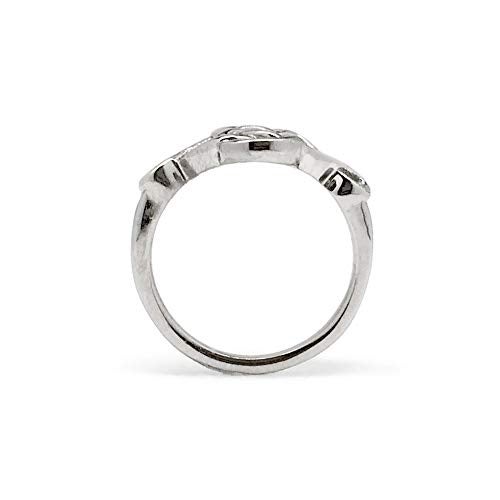 Loralyn Designs Celtic Love Knot Stainless Steel Irish Ring Womens - Image 4