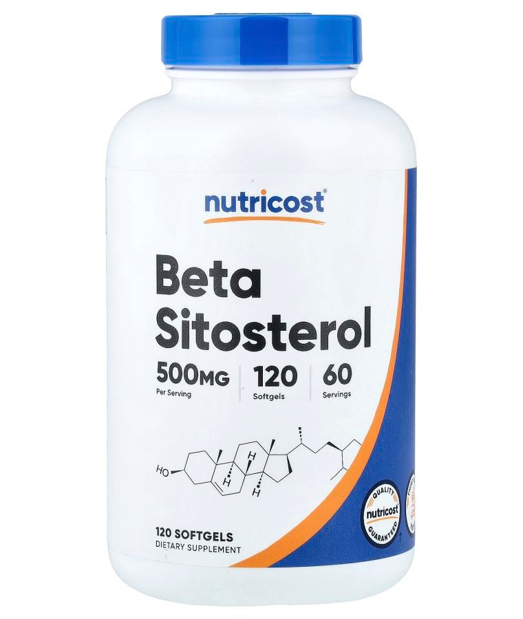 Beta Sitosterol 120 Softgels (250 mg per Softgel)