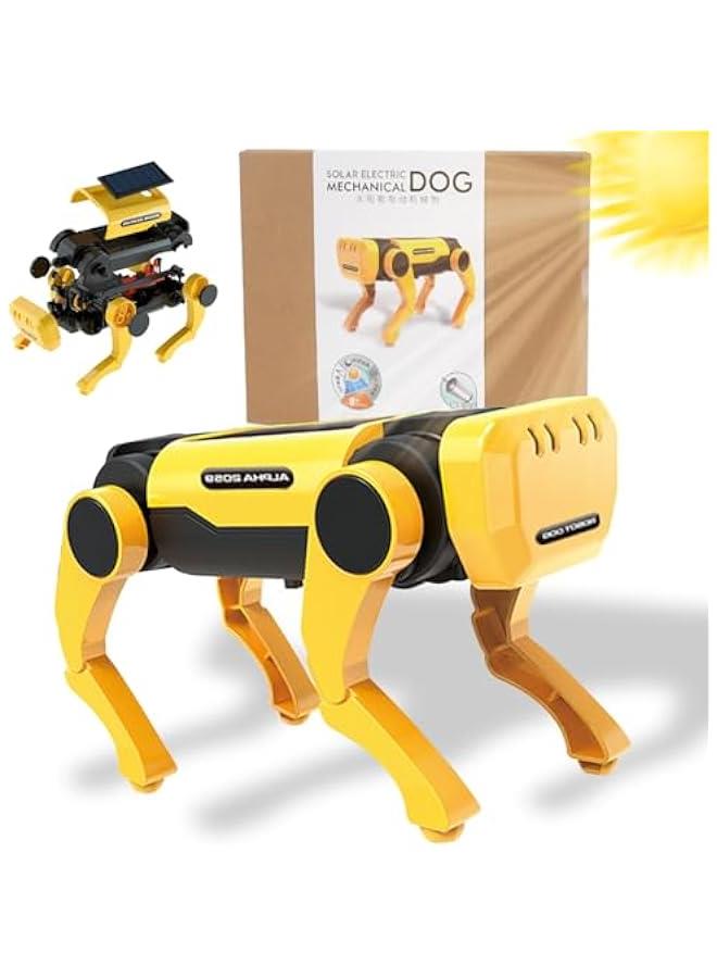 Robot Dog Toys - Solar Robot Toys for Kids Ages 8-12,Science Educational Toys Science Toys Robotics Toys,DIY Learning Educational Robot Toy Birthday Gift for Kids Boys Girls - Image 1