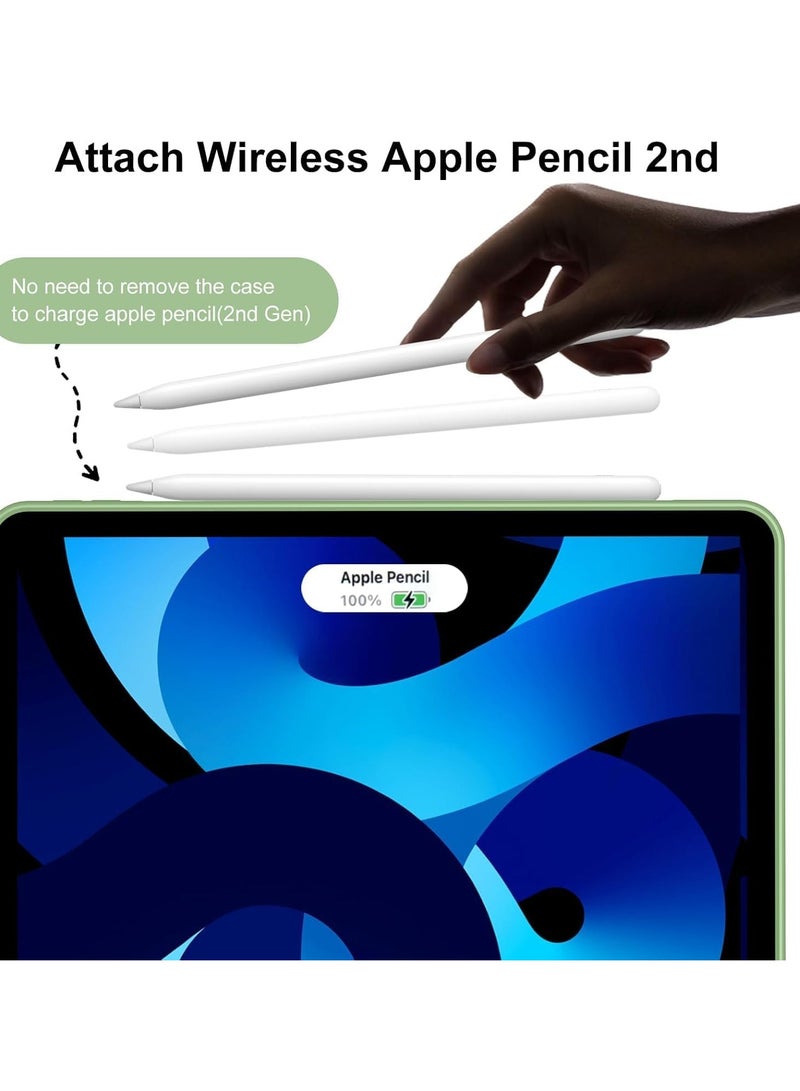 JAJEEK Case for iPad Air 11 Inch M2 2024, iPad Air 5th/4th Gen (10.9 Inch, 2022/2020) – Lightweight Thin Soft TPU Back Protective Case with Auto Sleep/Wake, Smart Folio Cover - Image 3