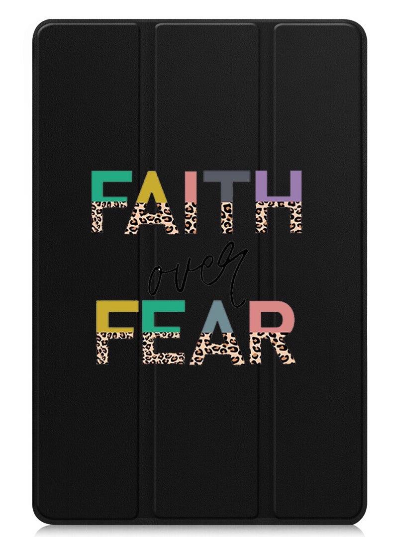 Theodor Protective Flip Case For Huawei MatePad SE 11 (2024) With Trifold Stand Auto Wake Sleep Shockproof Cover Faith over fear - Image 1