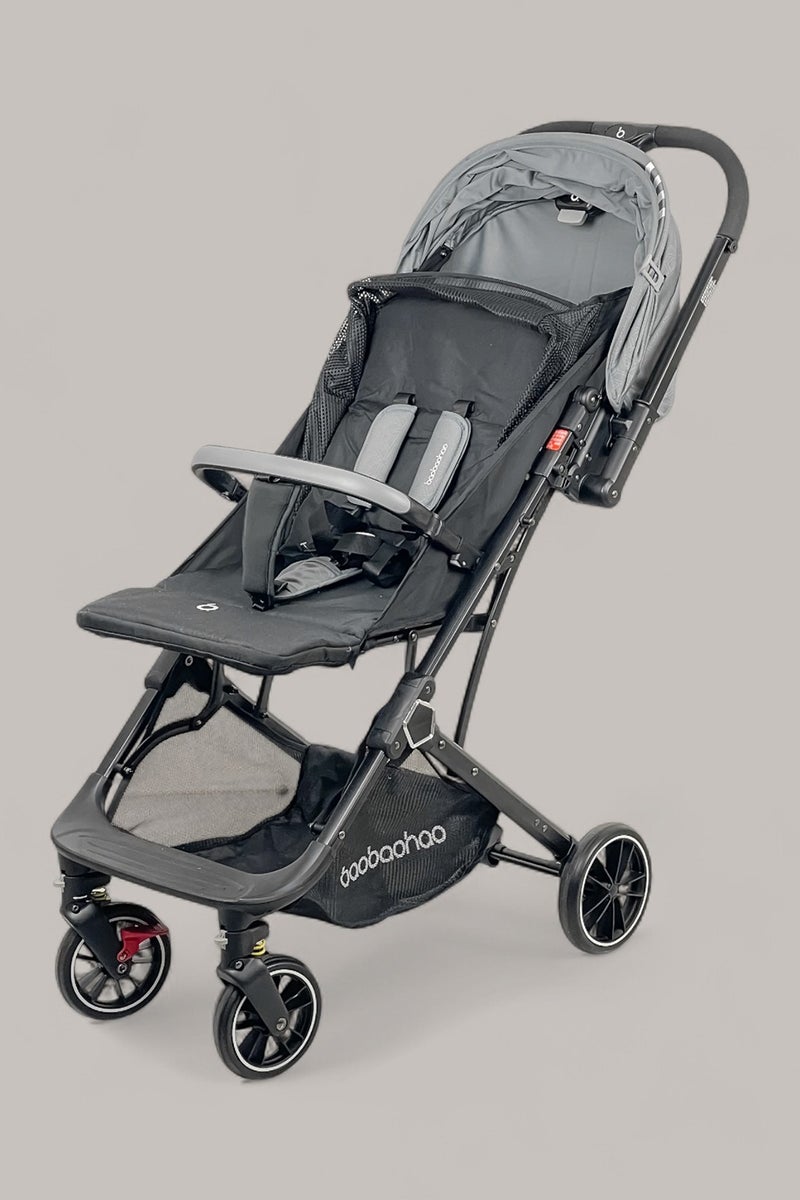 baobaohao Stroller baby high quality flip arm can board the plane-Grey - Image 2
