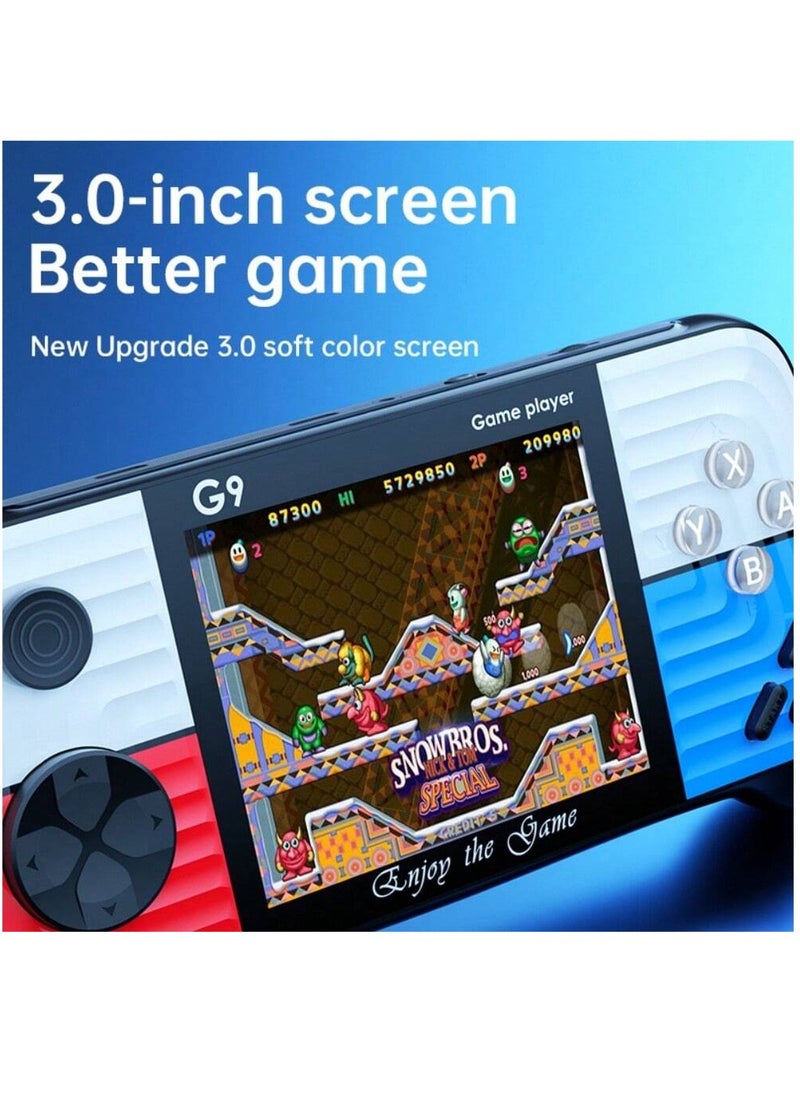 Verci G9 Handheld Game Console, 3inch Screen, 666 Games, Mini Ultra-Thin Portable Game Machine, Joystick Retro Nostalgic Game Controller(Double Players)  - Image 4
