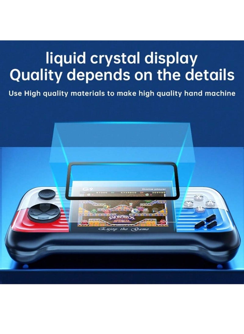 Verci G9 Handheld Game Console, 3inch Screen, 666 Games, Mini Ultra-Thin Portable Game Machine, Joystick Retro Nostalgic Game Controller(Double Players)  - Image 2
