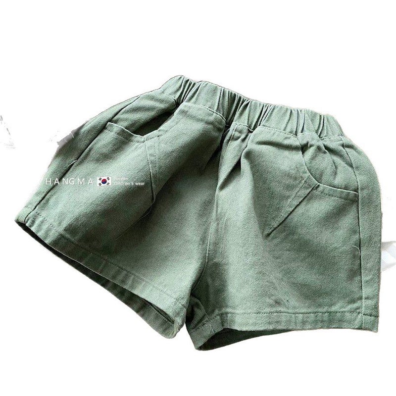 Korean Style Children's Cotton Shorts, Summer Thin, Casual Solid Color Pants for Boys Girls - Image 4
