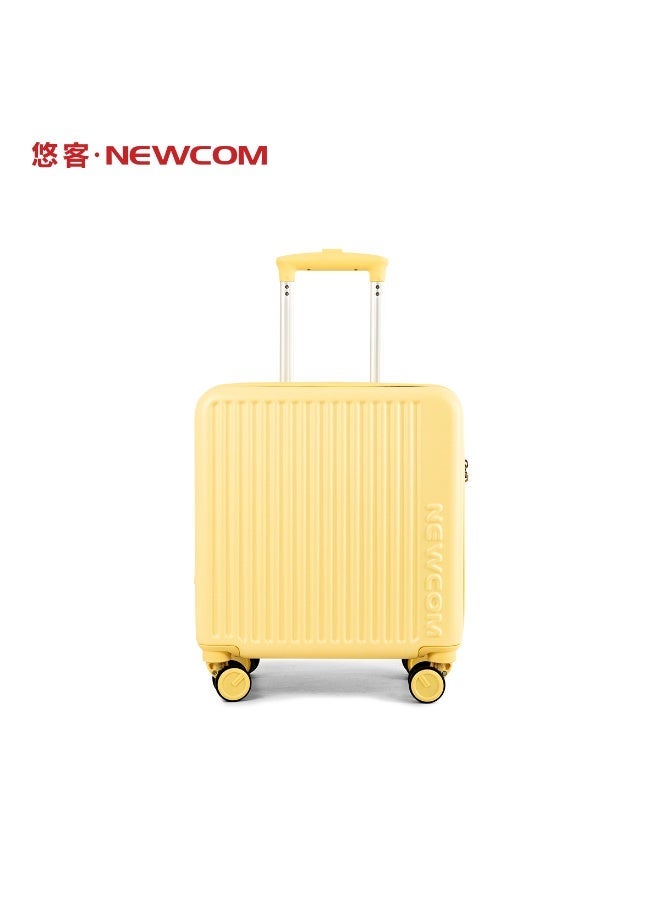 NEWCOM Single Hardside Spinner 4 Wheels Cabin Trolley Luggage With TSA Lock 18 Inches NEWCOM - Image 1