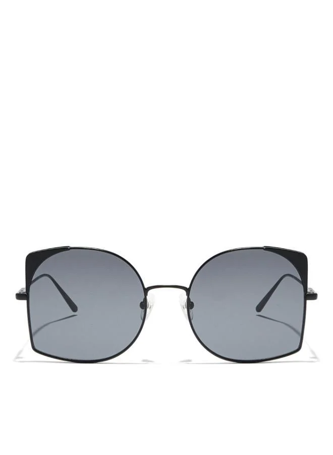 30Sundays DELAUNAY -La French Collection Women Gray Sunglasses - Frame Material: Metal + Acetate - Lens Color: Gray- Frame Color: Black - Full Rim