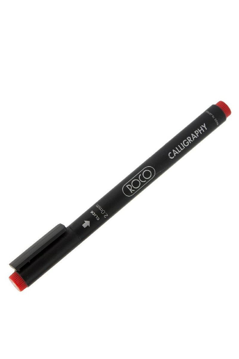 ROCO Calligraphy Pen Chisel2 mm Red